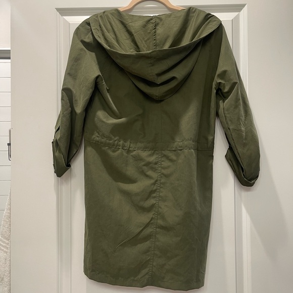 MOD IN TREND | Army Green Rain Jacket - Picture 2 of 3